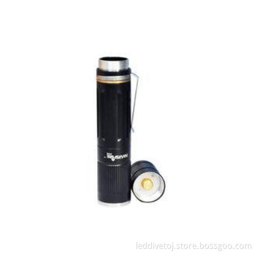 800lm 3.7v Cree rechargeable led torch , super power black